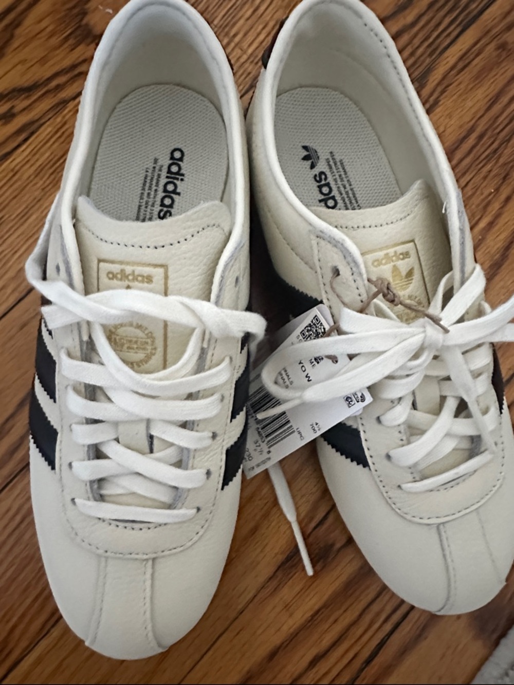 adidas Tokyo Cream and Black Women's Sneakers - Picture 4 of 4